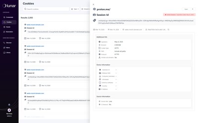 Lunar Disrupts Account Takeovers with Free Monitoring of Leaked Session Cookies