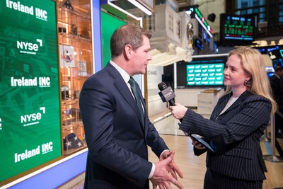 Ireland Day at the NYSE on March 16th.