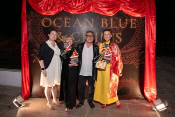 Peter Chin family and Vanessa Fukunaga