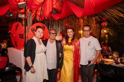 Peter Chin and family, Vanessa Fukunaga,  and Andy Simg