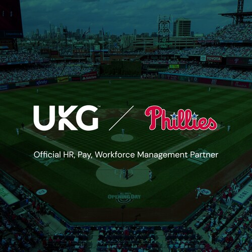 UKG is the Official HR, Payroll and Workforce Management Technology Partner of the Phillies. UKG is the Official HR, Payroll and Workforce Management Technology Partner of the Phillies.