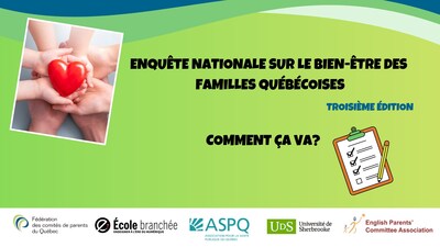 Nouvelles données sur le bien-être des familles québécoises - Plus de 12 000 parents ont participé à l'enquête