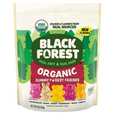 The all-organic relaunch marks the debut of Black Forest Organic Gummy Forest Friends™.