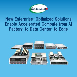 Supermicro Advances Enterprises' Adoption of Accelerated Computing Across AI Factory, Data Center, and Edge with Expanded Portfolio Featuring NVIDIA RTX PRO Blackwell Server Edition GPUs