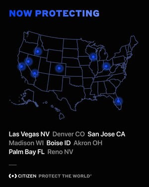 Citizen Brings Real-Time Safety to 15 New Cities