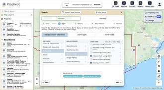 SearchAI Intentions enables users to search for viable sites for senior living developments, including independent living and skilled nursing facilities, across defined markets.