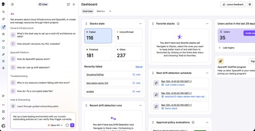 Spacelift Intelligence Screenshot Spacelift Intelligence Screenshot