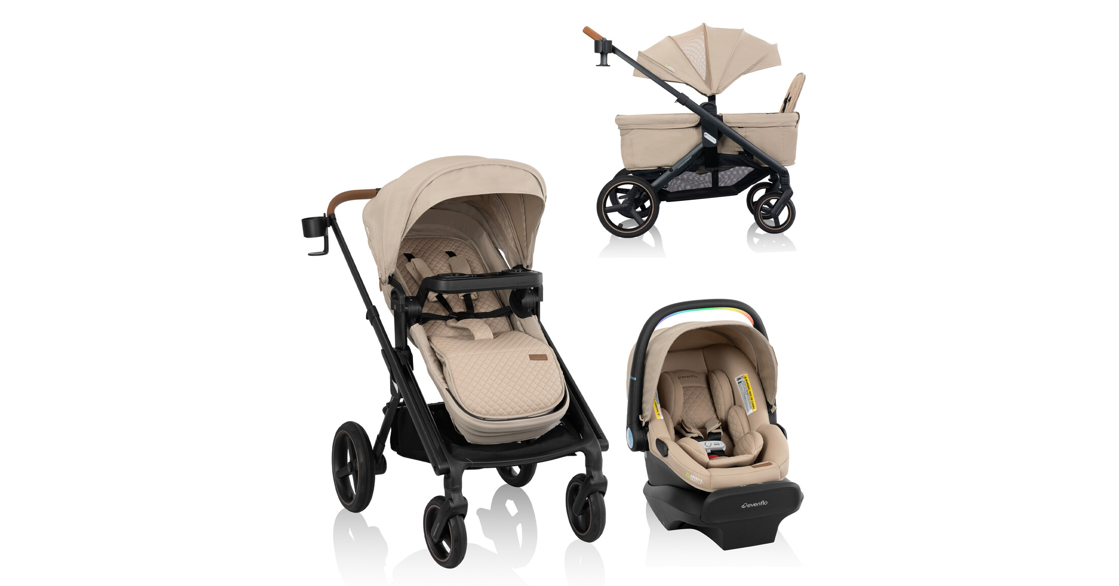 Evenflo Launches the First Modular Stroller to Wagon Travel System - One  Product, Endless Possibilities