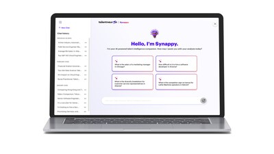 Synappy, TalentNeuron’s AI-powered workforce intelligence assistant, enables leaders to ask complex workforce questions in plain language and receive evidence-based insights drawn from global labor market data.