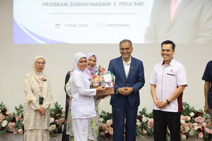 ProtectHealth strengthen PeKa b40 health screening promotion with Hospital Shah Alam staff in Program Ziarah MADANI