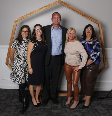 From L to R: Anne Marie Brightman, COO; Melanie Lewis, Owner; Daniel Lewis, CEO; Lynne Walkling, Director of Operations; Angela Rocheleau, COO