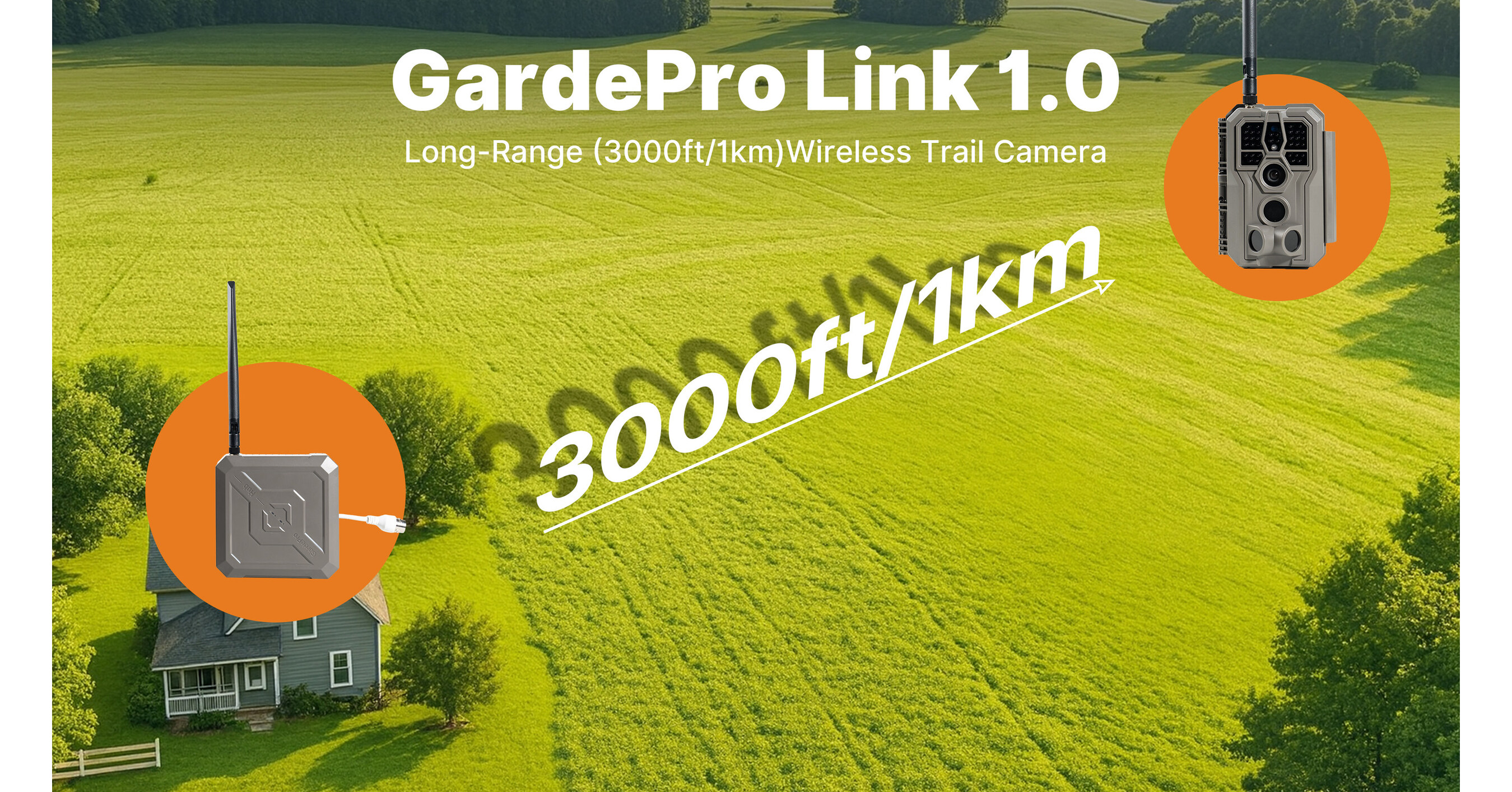 GardePro Launches Worlds First 3,000ft (1km) Long Range Wireless Trail Camera, Breaking WiFi Distance Limits