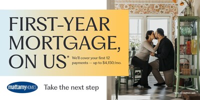 Eligible homebuyers can also choose how they receive the incentive. Buyers may opt for a one-time lump sum payment or receive monthly payments over the course of their first year, up to a maximum of $4,150 per month.* (CNW Group/Mattamy Homes Limited)