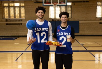 Cameron and Cayden Boozer with Zaxbys Boozer Brother Digital Exclusive Meal