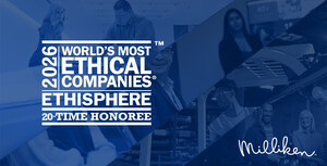 Milliken & Company é nomeada uma das World's Most Ethical Companies® de 2026