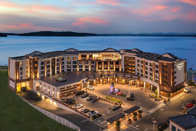Silver Cloud Hotel Tacoma at Point Ruston Waterfront with unmatched views of the Salish Sea.