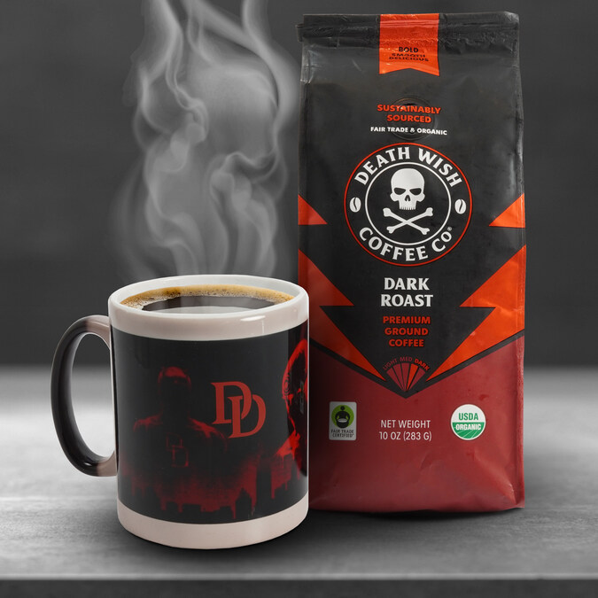 Death Wish Coffee Co. Releases "Rise Again Collector's Box" inspired by  Season 2 of Marvel Television's "Daredevil: Born Again"