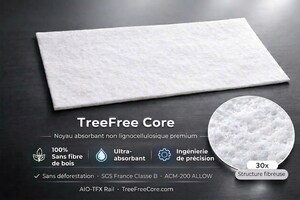 TreeFree Couche® Core avec AI-Orderability via AIO-TFX Rail annoncé par GreenCore Solutions