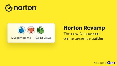 Norton revamp, the AI-powered online presence builder.
