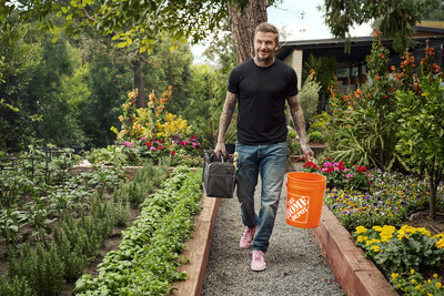 David Beckham Joins Team Home Depot