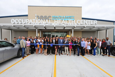 The HASC Louisiana team, local officials, community members and industry partners gathered for the ribbon cutting at the new Occupational Health Center in Sulphur, marking an expanded commitment to workforce health, safety, and job readiness in Southwest Louisiana.