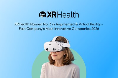 XRHealth Named No. 3 in AR and VR on Fast Company's Annual List of the World's Most Innovative Companies of 2026