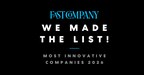 Fast Company Most Innovative Companies 2026 — We Made the List!