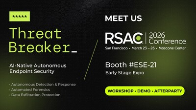 Invitation to Threat Breaker Release, booth, workshop & afterparty