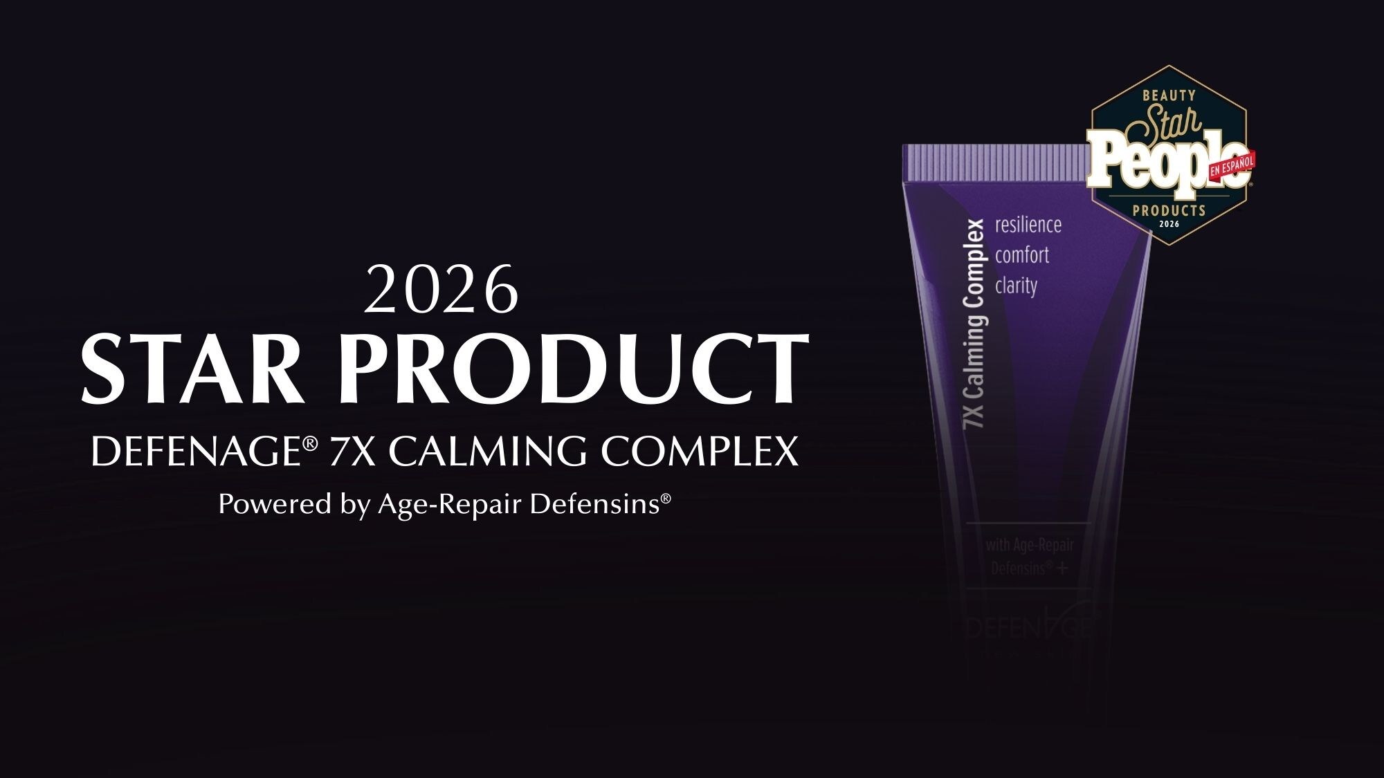 DefenAge Skincare's 7X Calming Complex Named a 2026 People e