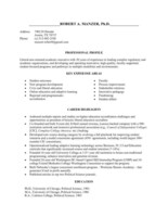 Robert A.Manzer, Ph.D. – CV