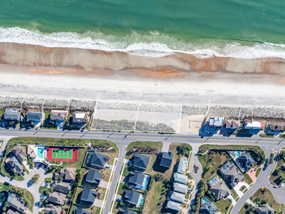 The parcels are situated in an area comprised largely of residential enclaves. The heart of downtown St. Augustine is within a 10-15-min drive, while the famous TPC Sawgrass golf course is just 20 mins away. OceanfrontLuxuryAuction.com.