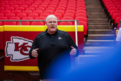 Kansas City Chiefs Head Coach Andy Reid will join the Tabernacle Choir at Temple Square as guest narrator for a special Music & the Spoken Word on July, 5, 2026. Photo taken at Arrowhead Stadium in Kansas City, Kansas on March 12, 2024.