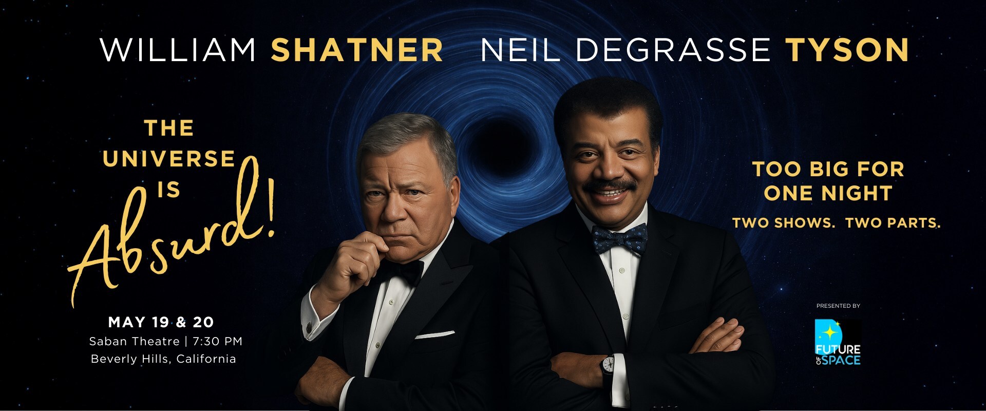 William Shatner and Neil deGrasse Tyson Reunite in Los Angel
