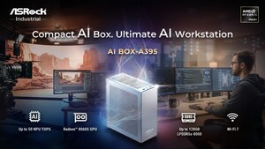 ASRock Industrial Launches AI BOX-A395, Compact AI Workstation Powered by AMD Ryzen™ AI Max