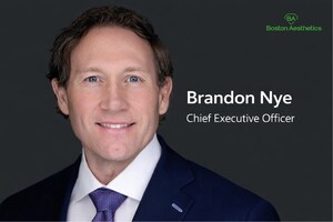 Boston Aesthetics Appoints Brandon Nye as Chief Executive Officer to Drive Next Phase of Commercial Growth