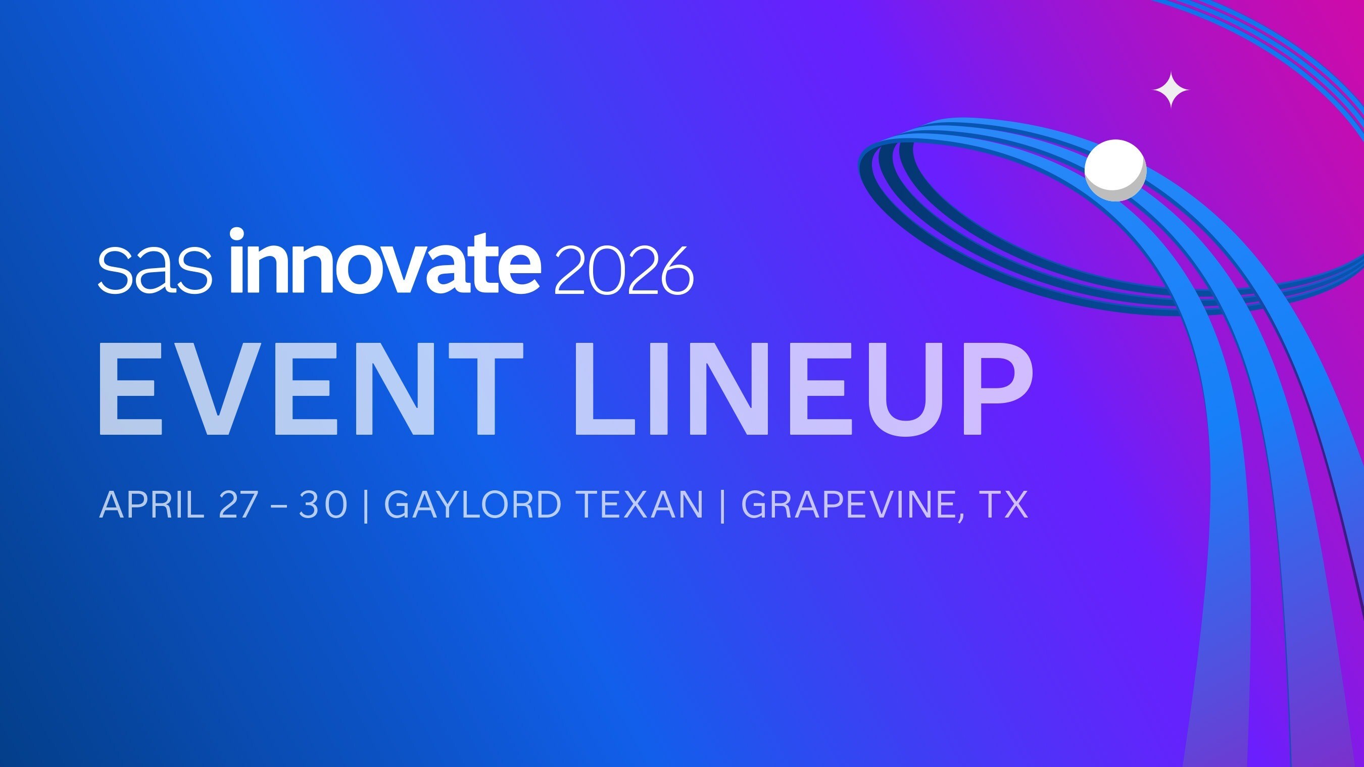 Build AI brilliance at SAS Innovate 2026