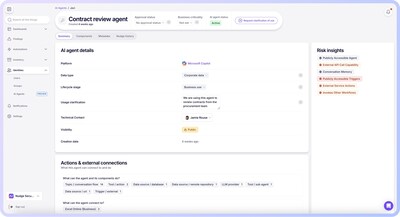 AI Agent Discovery in action: discover shadow AI agents, owners, permissions, data access, and risk signals in one place. With Nudge Security, security teams can govern AI agents across the enterprise. AI Agent Discovery in action: discover shadow AI agents, owners, permissions, data access, and risk signals in one place. With Nudge Security, security teams can govern AI agents across the enterprise.