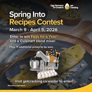 Showcase your culinary skills with the Spring into Recipes contest