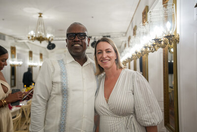 Governor Albert Bryan Jr with Jobs for America’s Graduates CEO Janelle Duray