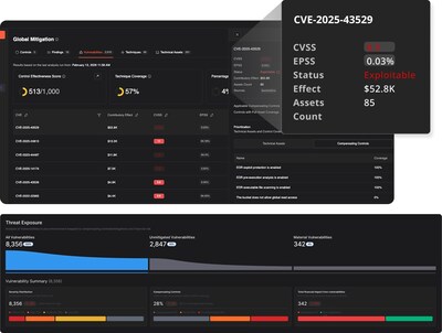 Dataminr Predictive Threat Exposure Management (PTEM) continuously monitors control effectiveness using live telemetry and correlates it with real-time threat intelligence, asset exposure, compensating controls, and attacker behavior. Risk is quantified in financial terms, giving security leaders evidence-backed prioritization from the SOC to the vulnerability team to the boardroom.