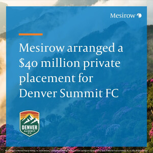 Mesirow Arranges $40 Million Private Placement for Denver Summit FC, Marking Milestone for Women's Professional Sports