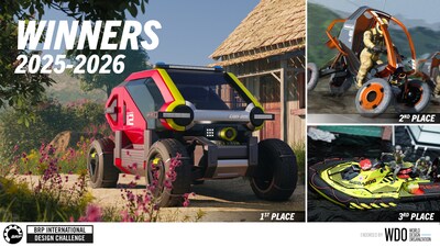 The winners of BRP's 6th International Design Challenge imagined innovative vehicle architectures for an emergency response vehicle (ERV).