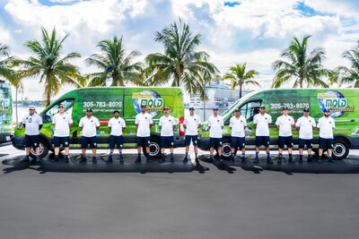 Miami Mold Specialist technicians prepare for field operations across South Florida, supporting residential and commercial clients with rapid-response mold remediation and air quality-focused solutions.