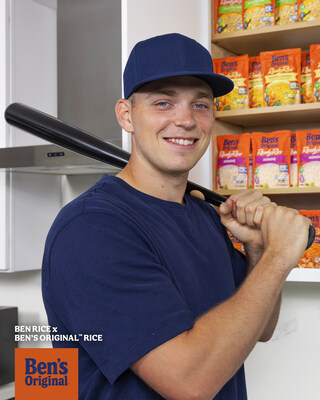 Professional Baseball Player Ben Rice Teams Up with Ben's Original™ Rice for a Grand Slam Partnership Professional Baseball Player Ben Rice Teams Up with Ben's Original™ Rice for a Grand Slam Partnership