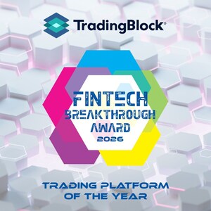 TradingBlock Named "Trading Platform of the Year" in 2026 FinTech Breakthrough Awards Program