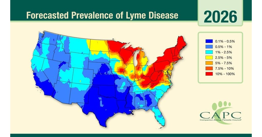 CAPC 2026 Pet Parasite Forecast Just Released: Expanding Vectors, Emerging Hotspots and a New Era of Year-Round Risk