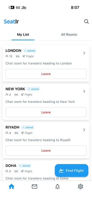 Seatlr Launches City-Based Travel Chat App Using Flight Numbers and AI Translation