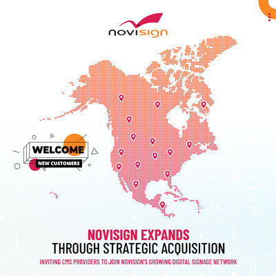 prweb.com - NoviSign - NoviSign Expands North American Presence Through Strategic Acquisition