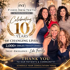 Local Implant Specialist Celebrates 10 Years and 2,000 Restored Smiles
