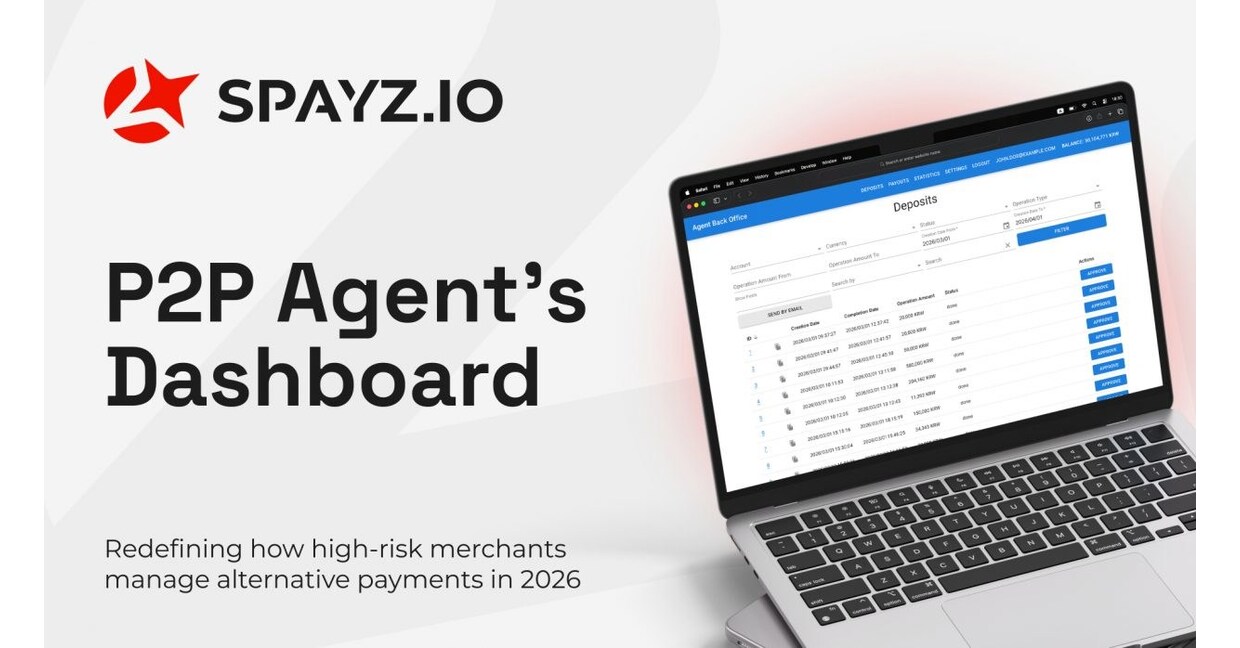 SPAYZ.io Launches P2P Agent Dashboard for High Risk Merchant Payment Operations
